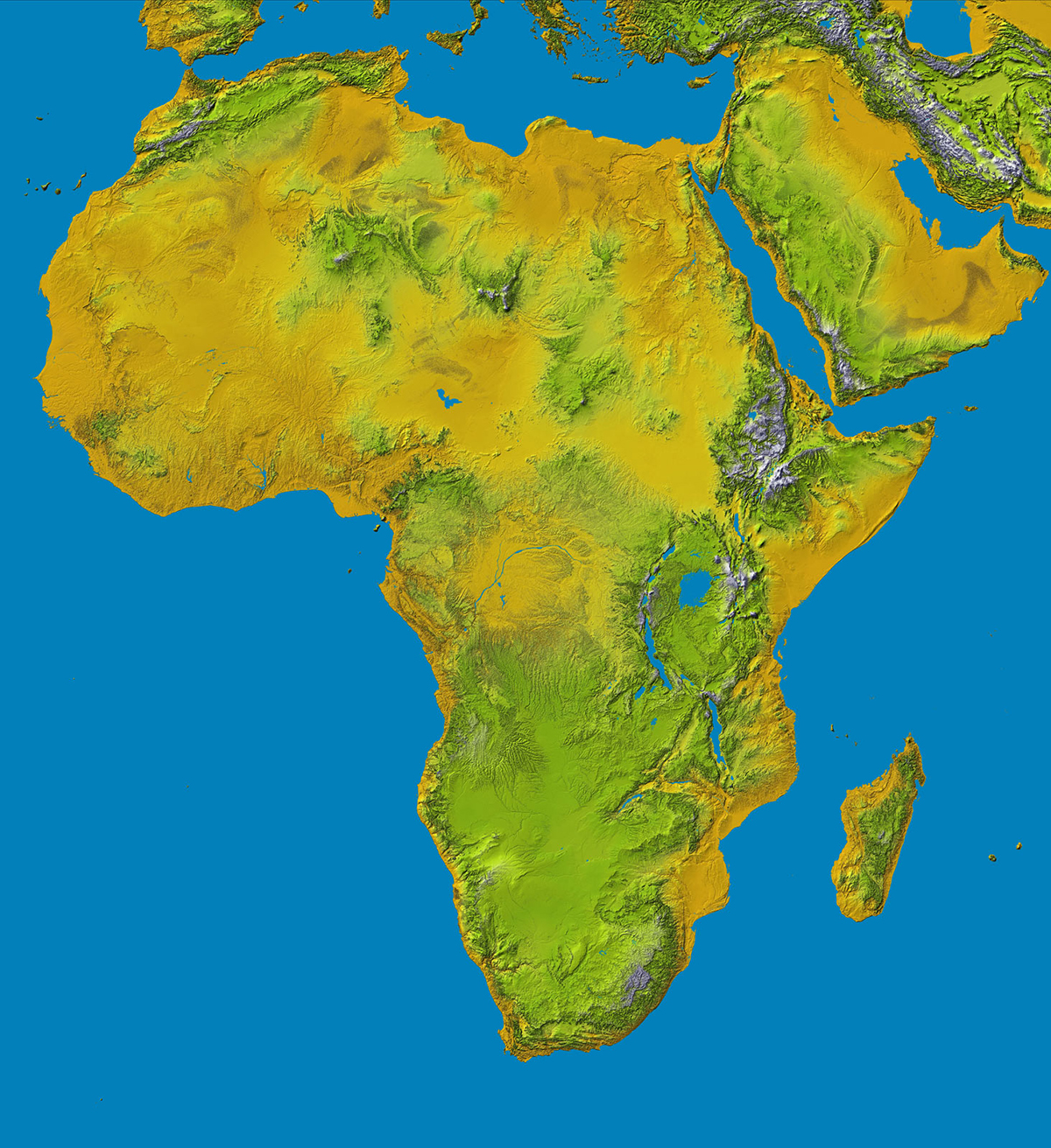 geogr. Afrika